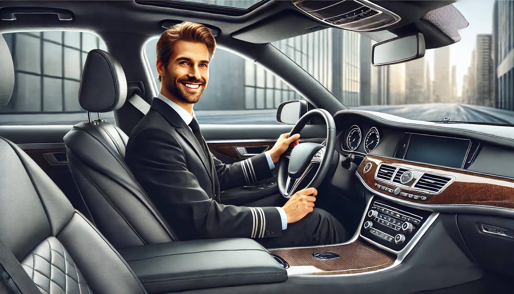 Chauffeur professionnel transportant un véhicule